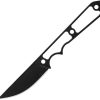 TOPS Street Spike Fixed Blade 1095HC Steel Black Kydex Sheath