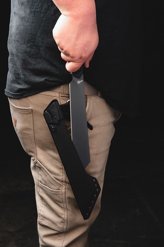 TOPS Storm Vector Fixed Blade 1095HC Steel Tactical Knife