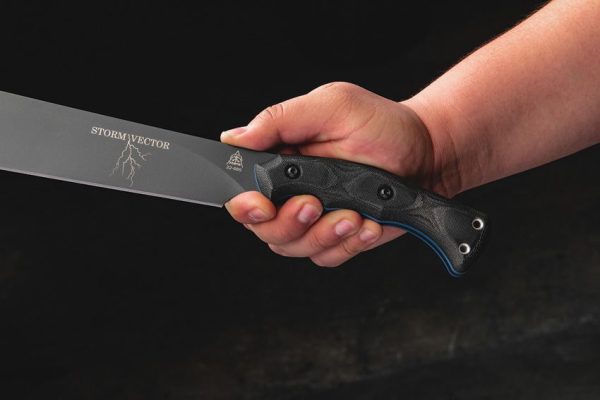 TOPS Storm Vector Fixed Blade 1095HC Steel Tactical Knife