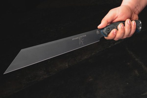 TOPS Storm Vector Fixed Blade 1095HC Steel Tactical Knife