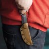 TOPS Shadow Hunter Fixed Blade Knife 1095HC Steel USA Made