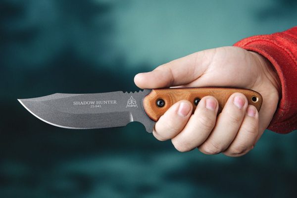 TOPS Shadow Hunter Fixed Blade Knife 1095HC Steel USA Made