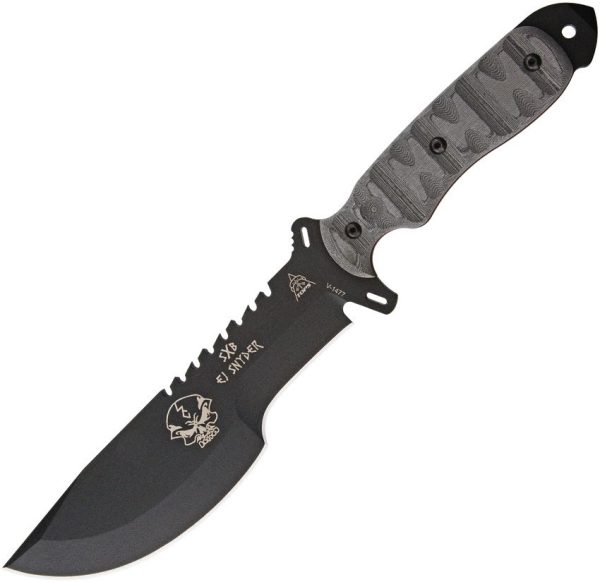 TOPS Skullcrushers Xtreme Blade Fixed Knife 1095 Carbon Steel
