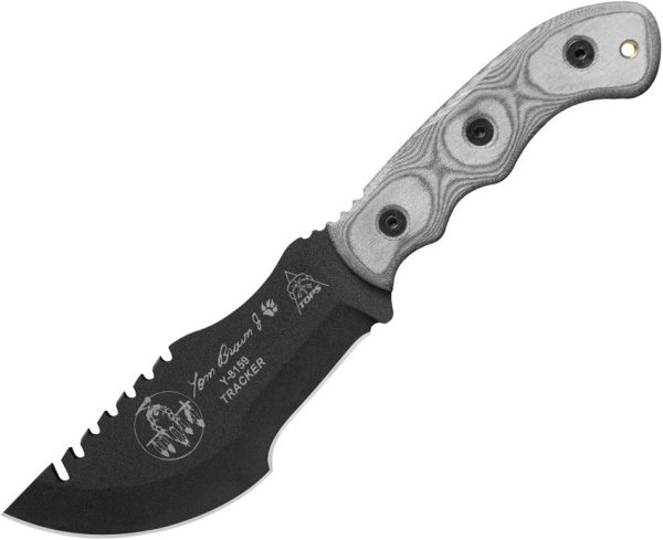 TOPS Tom Brown Tracker T-2 Fixed Blade Knife 1095HC Steel USA