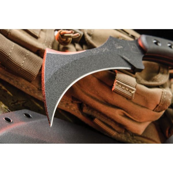 TOPS Tac Karambit Fixed Blade 1095HC Steel Black Micarta