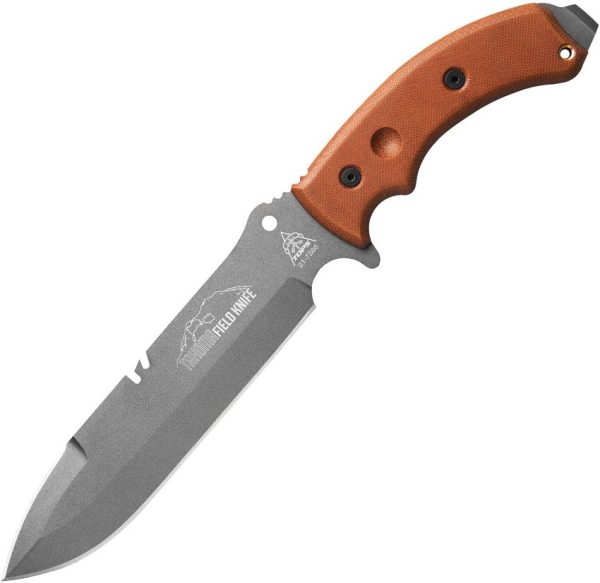 TOPS Tahoma Field Knife 7.75" 1095HC Steel Fixed Blade USA