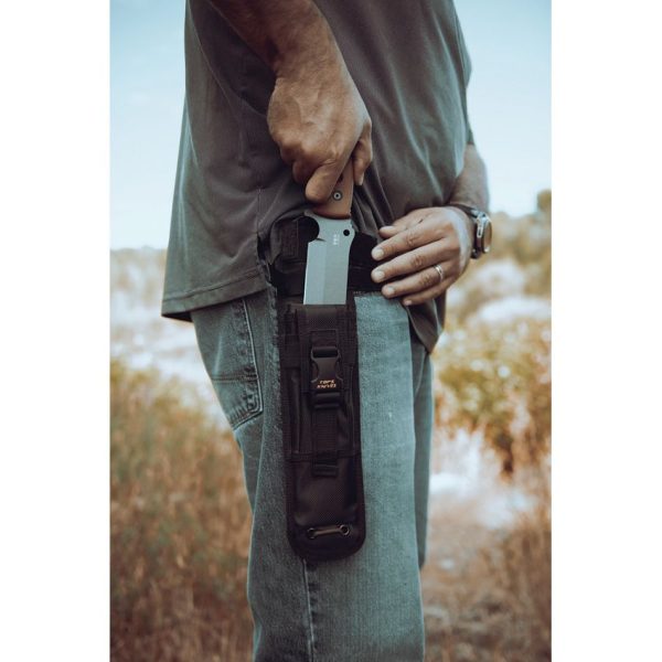 TOPS Tahoma Field Knife 1095HC Steel Tan Micarta Fixed Blade