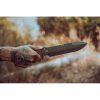TOPS Tahoma Field Knife 1095HC Steel Tan Micarta Fixed Blade