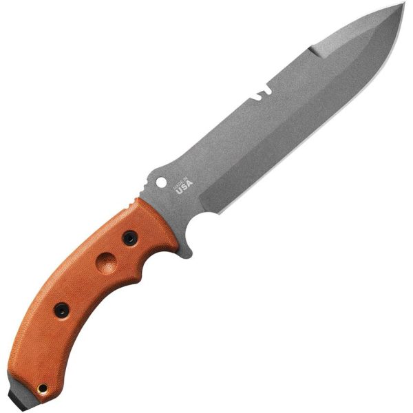 TOPS Tahoma Field Knife 7.75" 1095HC Steel Fixed Blade USA