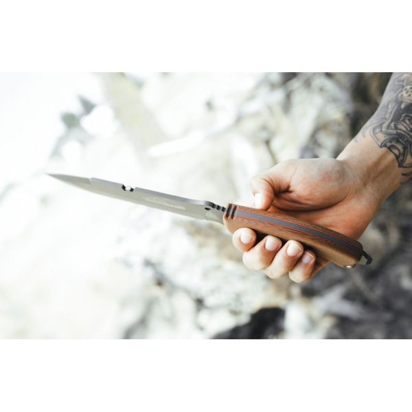 TOPS Tahoma Field Knife 7.75" 1095HC Steel Fixed Blade USA