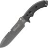 TOPS Tahoma Field Knife Black Canvas 1095HC Fixed Blade