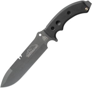 TOPS Tahoma Field Knife Black 1095HC Steel Fixed Blade