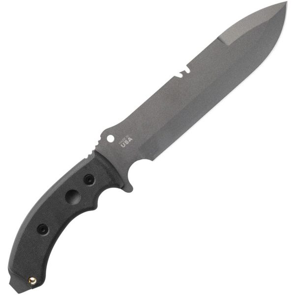 TOPS Tahoma Field Knife Black 1095HC Steel Fixed Blade