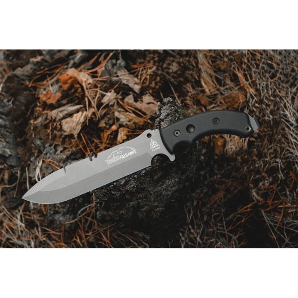 TOPS Tahoma Field Knife Black 1095HC Steel Fixed Blade