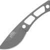 TOPS Backup Knife Tungsten 1095HC Fixed Blade USA Made