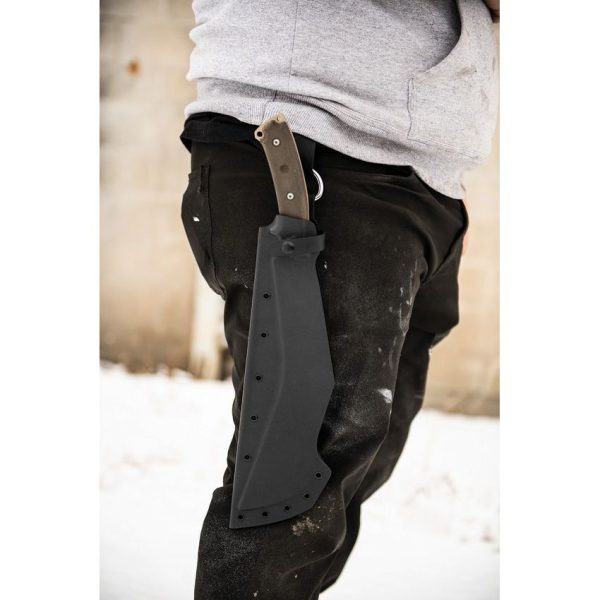 TOPS Bestia Fixed Blade Knife 13" 1095HC Tactical Stone