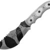 TOPS Tom Brown Tracker Camo Fixed Blade 1095HC Steel Knife