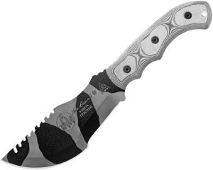 TOPS Tom Brown Tracker Camo Fixed Blade 1095HC Steel Knife