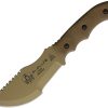 TOPS Tom Brown Tracker Tan Fixed Blade Knife 1095HC Steel