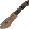TOPS Tom Brown Tracker T-2 Tan Fixed Blade Knife 1095HC