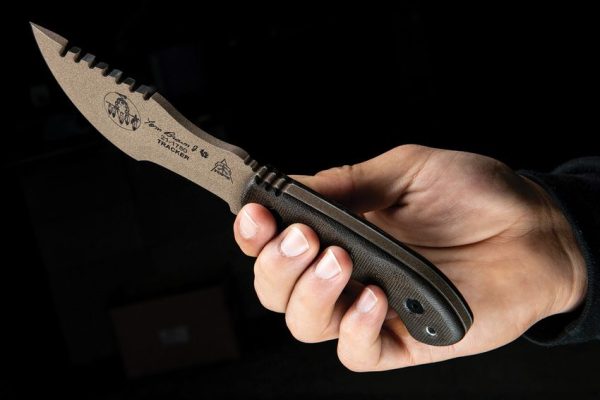 TOPS Tom Brown Tracker T-2 Tan Fixed Blade Knife 1095HC
