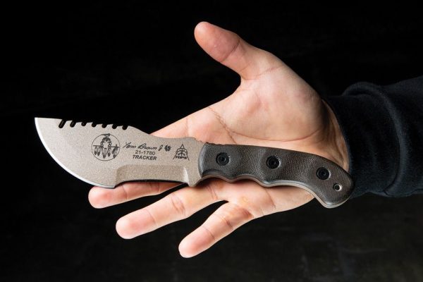 TOPS Tom Brown Tracker T-2 Tan Fixed Blade Knife 1095HC