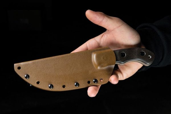 TOPS Tom Brown Tracker T-2 Tan Fixed Blade Knife 1095HC