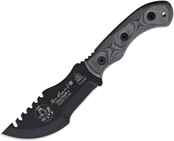 TOPS Mini Tom Brown Tracker 1095 Steel Fixed Blade Knife