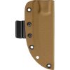 TOPS Mini Tom Brown Tracker Tan Fixed Blade 1095 Carbon