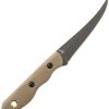 TOPS Tick Fixed Blade 1095HC Steel Tan G10 Handle USA Made