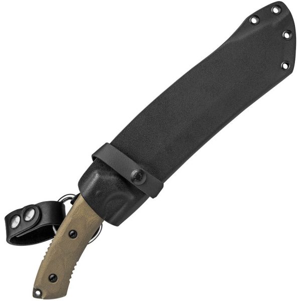 TOPS Tundra Trekker 9" Fixed Blade Tactical Knife 1095HC Steel