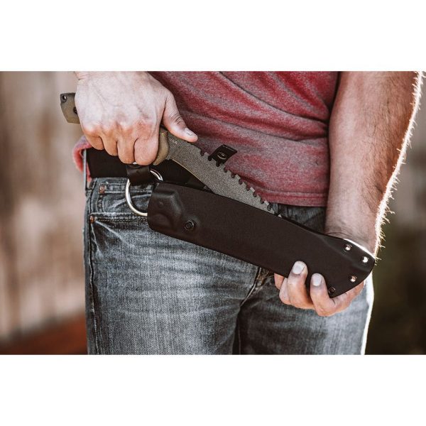 TOPS Tundra Trekker 9" Fixed Blade Tactical Knife 1095HC Steel