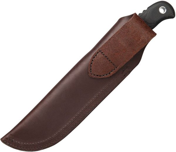 TOPS TEX Creek XL Fixed Blade 1095HC Steel Black Micarta