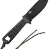 TOPS Lite Trekker Survival Fixed Blade 1095 Steel Black