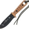 TOPS Lite Trekker Survival Fixed Blade 1095 Steel USA Made