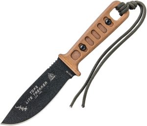 TOPS Lite Trekker Survival Fixed Blade 1095 Steel USA Made