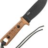 TOPS Lite Trekker Survival Fixed Blade 1095 Steel USA Made