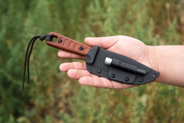 TOPS Lite Trekker Survival Fixed Blade 1095 Steel USA Made