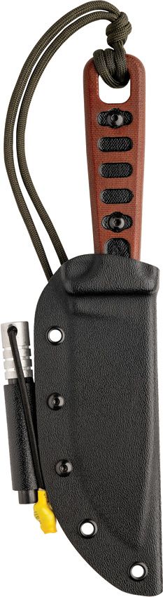 TOPS Lite Trekker Operator Black Fixed Blade 1095HC Steel