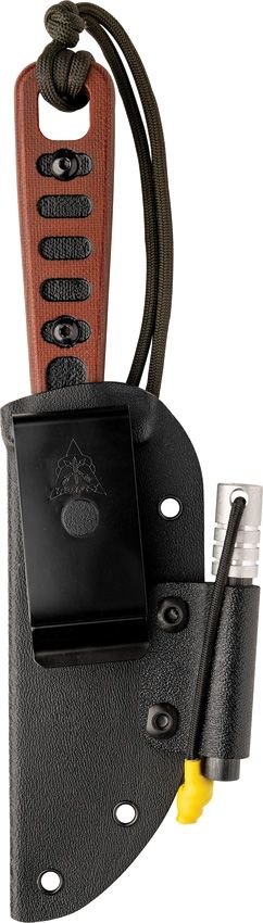 TOPS Lite Trekker Operator Black Fixed Blade 1095HC Steel