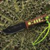 TOPS Lite Trekker Green Fixed Blade Knife 1095HC Steel