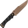 TOPS Team Jackal Survivor Fixed Blade Knife 1095 Steel Coyote Tan