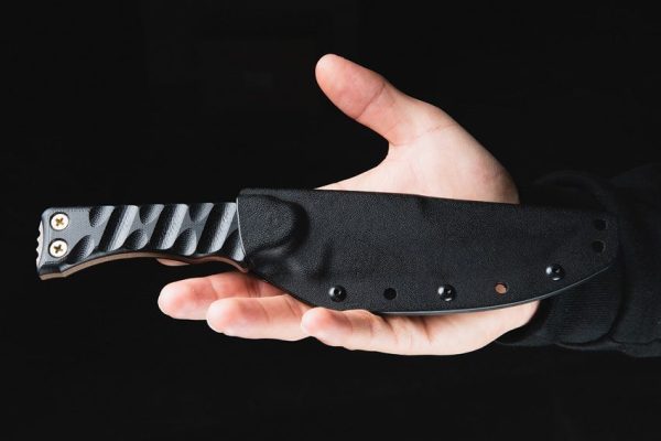 TOPS Team Jackal Survivor Fixed Blade Knife 1095 Steel Coyote Tan