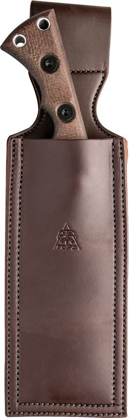 TOPS Nata Fixed Blade 6.5" 1095HC Steel Micarta Handle