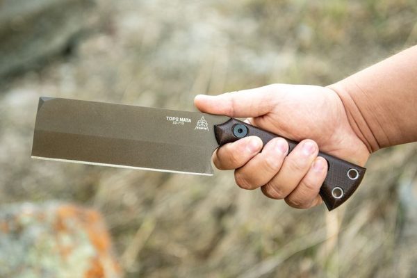 TOPS Nata Fixed Blade 6.5" 1095HC Steel Micarta Handle