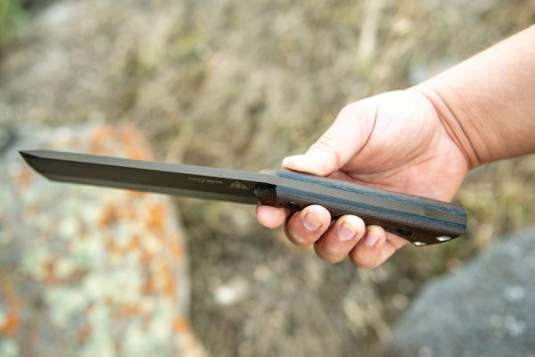 TOPS Nata Fixed Blade 6.5" 1095HC Steel Micarta Handle