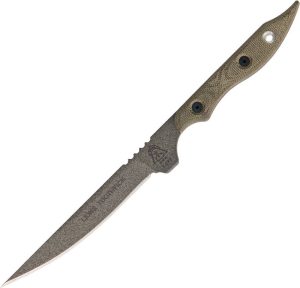 TOPS Lions Toothpick Fixed Blade 4" High Carbon Steel Knife USA