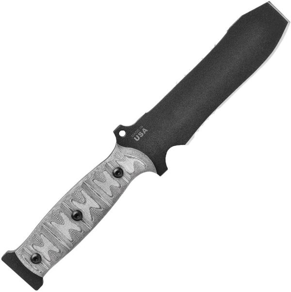 TOPS Pry Knife 1095 Carbon Steel Fixed Blade + Tool