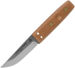 TOPS Tanimboca Puukko 1095HC Fixed Blade - Micarta