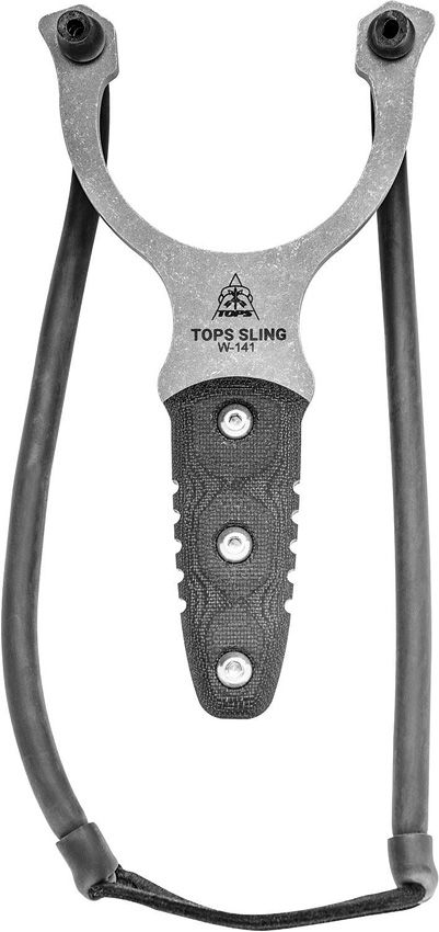 TOPS Sling Shot Fixed Blade 1095 Carbon Steel Micarta